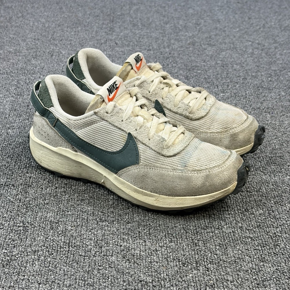 Nike‎ Waffle Debut Shoes Womens Size 8 White Suede Running Sneakers DX2931-101